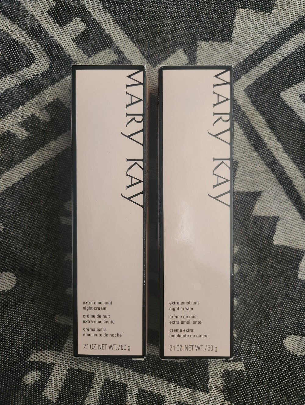 NEW Mary Kay 2-Pack Extra Emollient Night Cream 2.1 oz For Very Dry Skin 072682